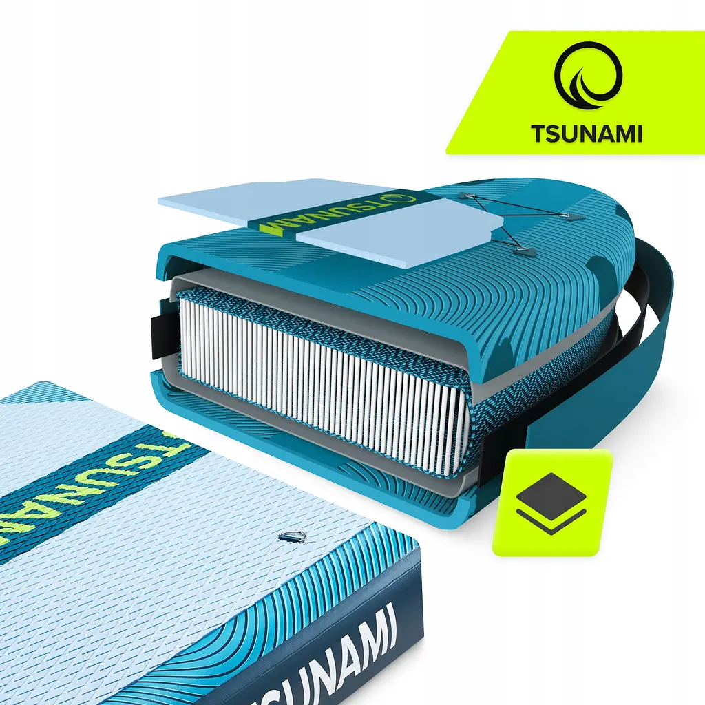 Надувна SUP дошка TSUNAMI PRO 350 см з веслом T15 (P-5905973405638) - фото 2