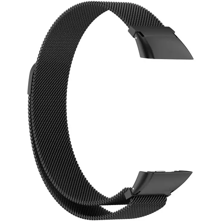Ремінець DK CDK Metal Milanese Loop Magnetic для Huawei Band 6 (012956) (black) - фото 4
