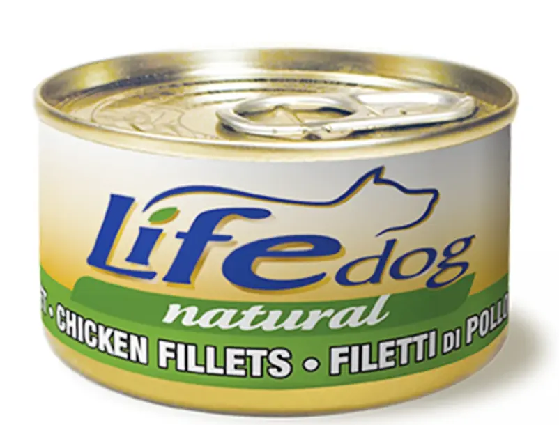 Вологий корм для собак LifeDog Chicken Fillets з курячим філе 90 г 420205