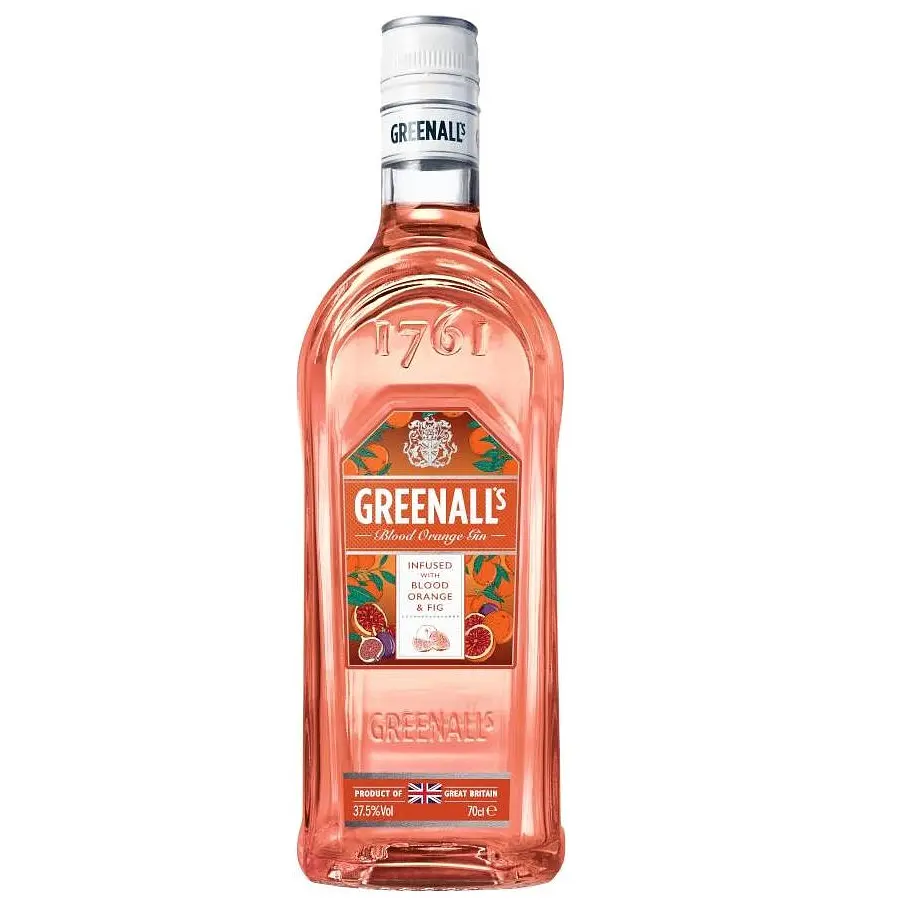 Джин Greenall's Blood Orange Gin, 37,5%, 0,7 л - фото 1
