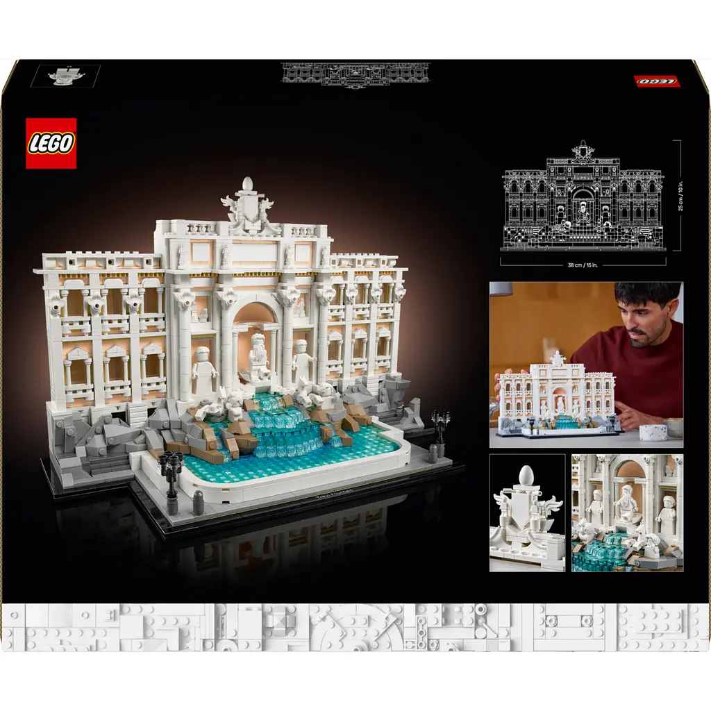 Конструктор LEGO Architecture Фонтан Треві 1880 деталей (21062) - фото 2