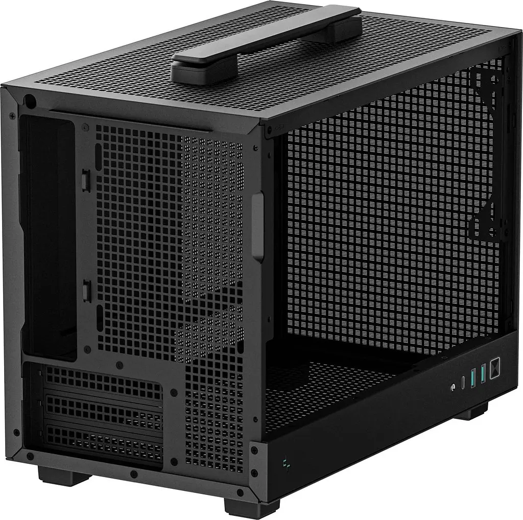 Корпус DeepCool CH160 Mesh Чорний (R-CH160-BKNMI0-G-1) без БЖ - фото 6