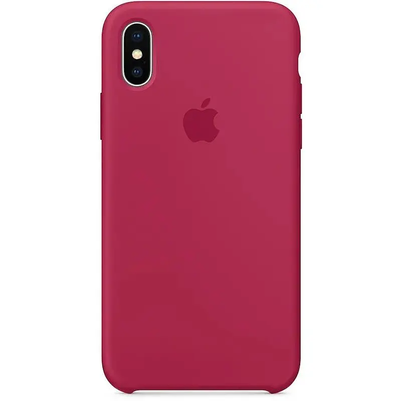 Чехол-накладка Toto Silicone Case Apple iPhone X/XS Dark Pink - фото 3