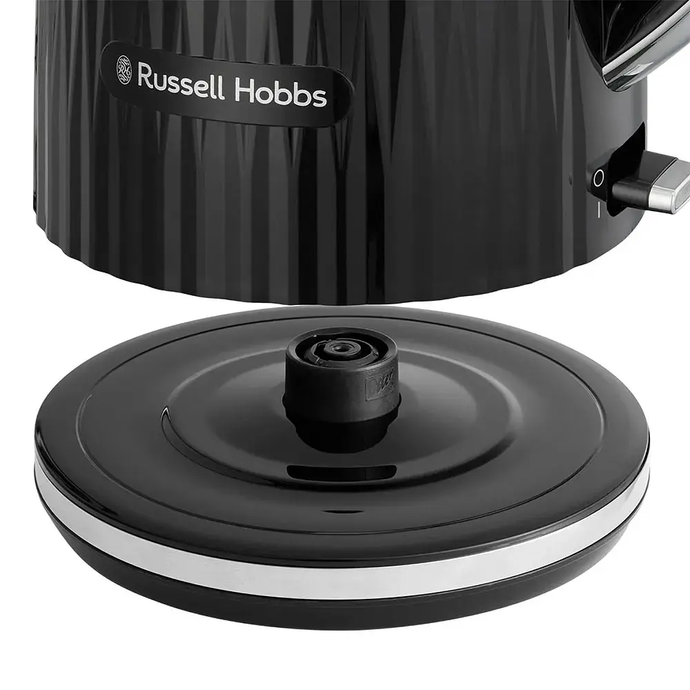 Электрочайник Russell Hobbs Eden 1.7 л нержавеющая сталь пластик черный kuh0015401 - фото 6