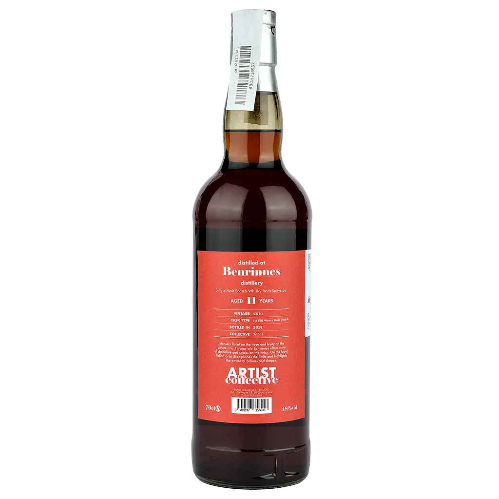 Виски Artist Collective Benrinnes Single Malt Scotch Whisky 11 yo 2010, 48%, 0,7 л - фото 3