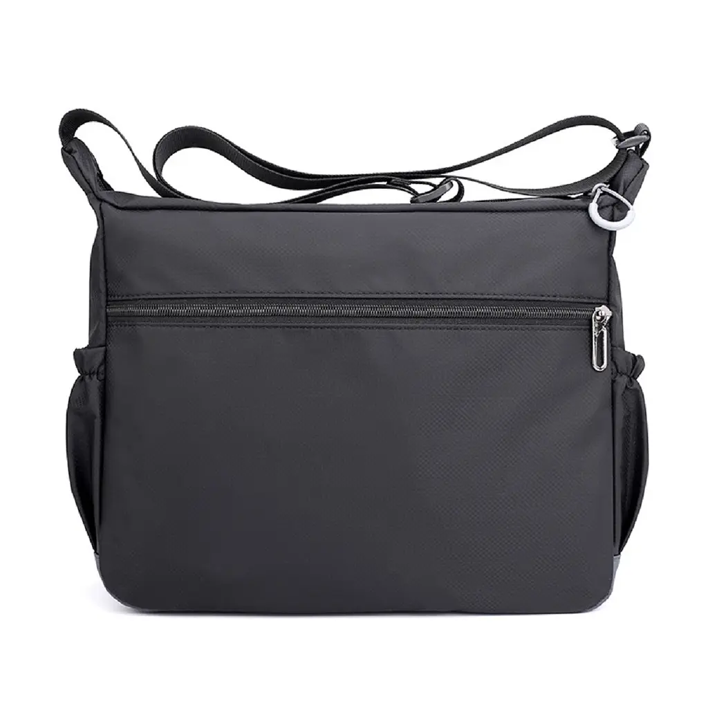 Жіночий чорний тканинний месенджер Confident WT1-3051A - фото 3