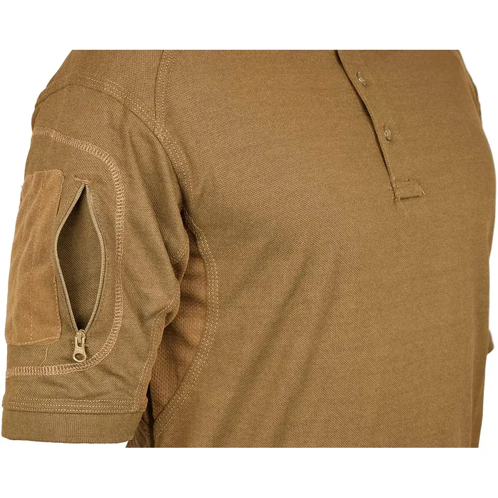Теніска поло Defcon 5 Tactical Polo Short Sleeves with Pocket M Coyote brown - фото 4