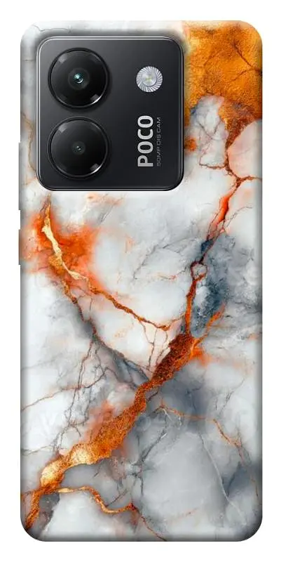 TPU чохол Demsky Lava marble для Xiaomi Poco M7 Pro 5G