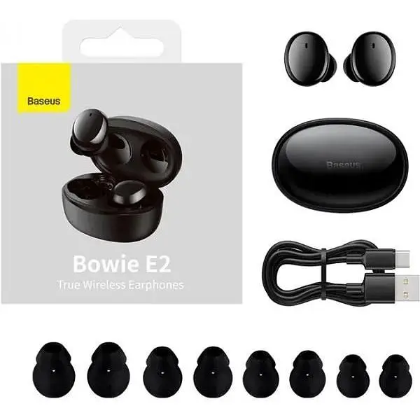 Наушники Baseus True Wireless Earphones Bowie E2 (NGTW090001) черные - фото 5