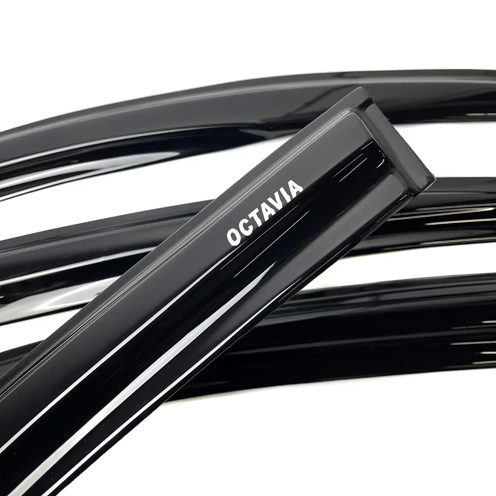 Дефлектори вікон вітровики Acrylic для Skoda A5 2004-2014 Liftback Гнучкі - фото 5