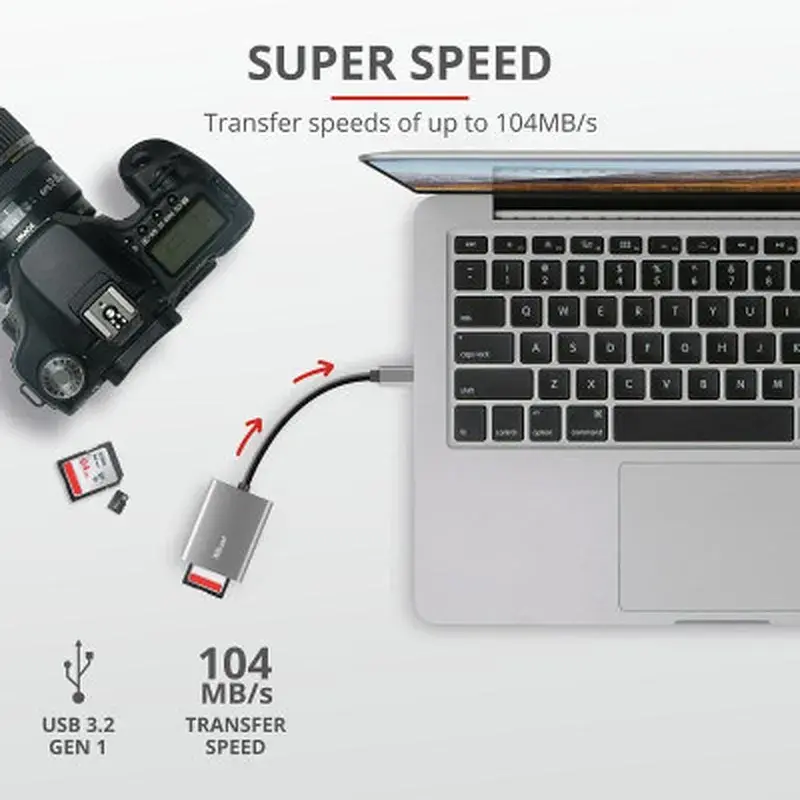 Зчитувач флеш-карт Trust Dalyx Fast USB-С Card reader (24136) - фото 8