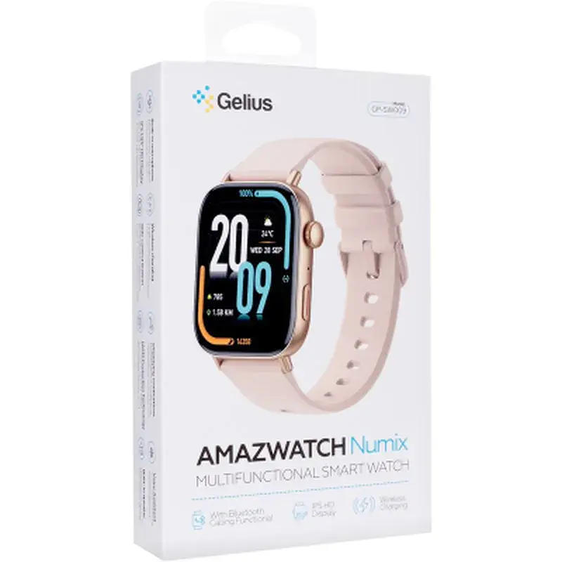 Смарт-годинник Gelius Pro GP-SW009 (Amazwatch Numix) Gold (2099900996870) - фото 9