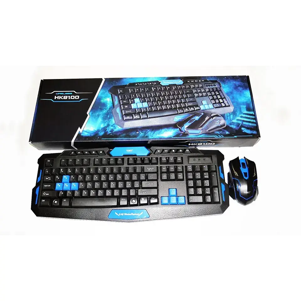 Клавиатура и мышь беспроводные игровые XPRO HK8100 (MER-15071_460) - фото 2