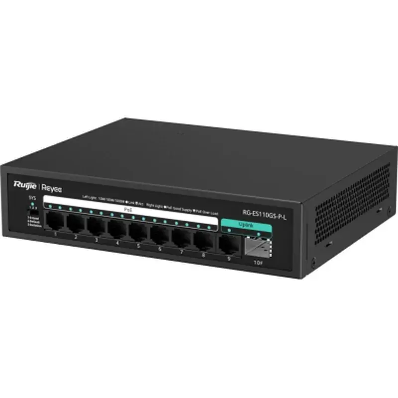 Комутатор мережевий Ruijie Networks RG-ES110GS-P-L - фото 2