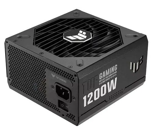 Блок живлення 1200 Вт, Asus TUF Gaming Gold, Black, модульний, 80+ Gold, Active PFC, 135 мм, 4xMolex / 5xSATA / 2x16-pin / 3x6+2-pin / 2x4+4-pin / 1x20+4-pin, захист OPP/OVP/UVP/SCP/OCP/OTP, ATX 12V (TUF-GAMING-1200G) - фото 2