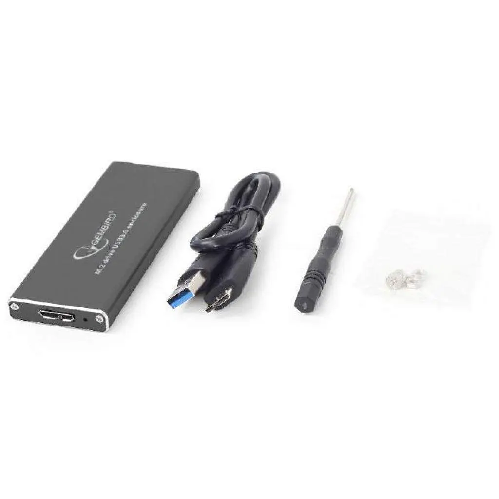 Внешний карман Gembird M.2 (NGFF), USB3.0, черный (EE2280-U3C-01) - фото 4