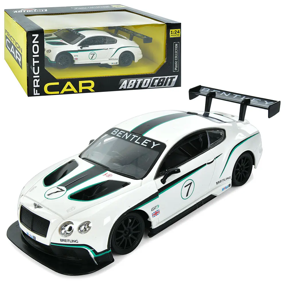 
Автомодель Bentley Continental GT3 АвтоСвіт 1:24 гумові колеса AS-3008 - фото 3