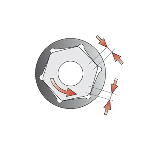 Головка торцевая 6-гранная Yato квадрат 1/4" М=12 мм L=25 мм (YT-1411) - фото 3