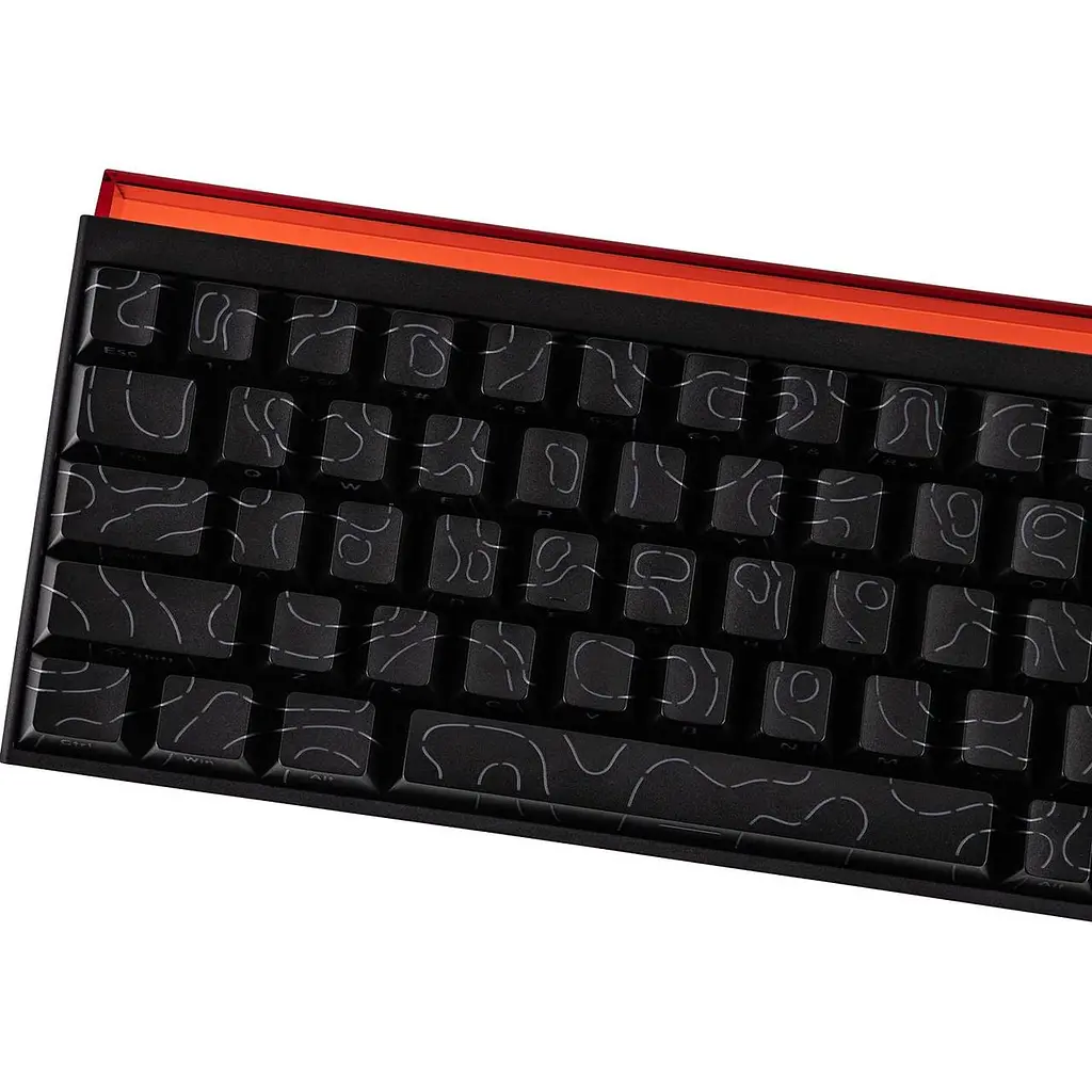 Клавіатура USB Ajazz NK68 Red Switch Black (NK68-R-S-B) UA - фото 7