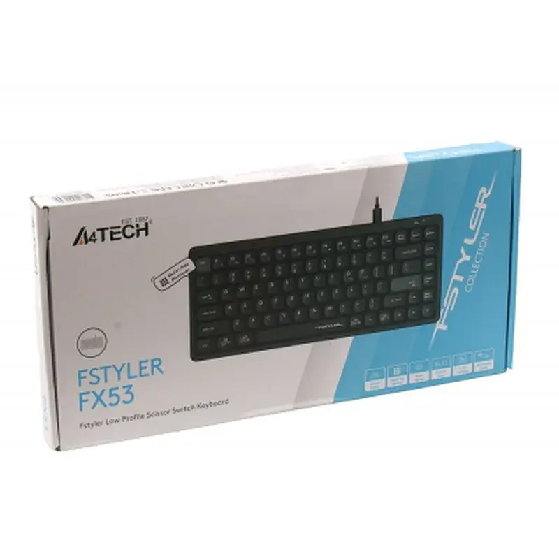 Клавіатура A4Tech FX53 USB UA Black (4711421002394) - фото 8
