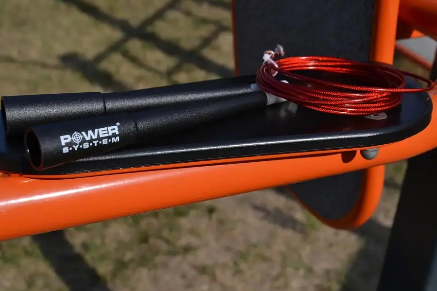 Скакалка швидкісна Power System PS-4033 Crossfit Jump Rope Red 2,8 м (PS-4033_Black-Red) - фото 5