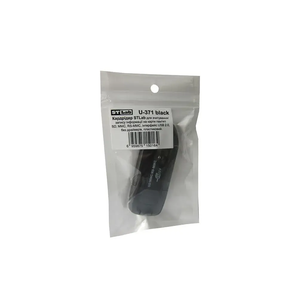 Зчитувач флеш-карт ST-Lab SD/ SDHC/ MMC /RS-MMC (U-371 black) - фото 8