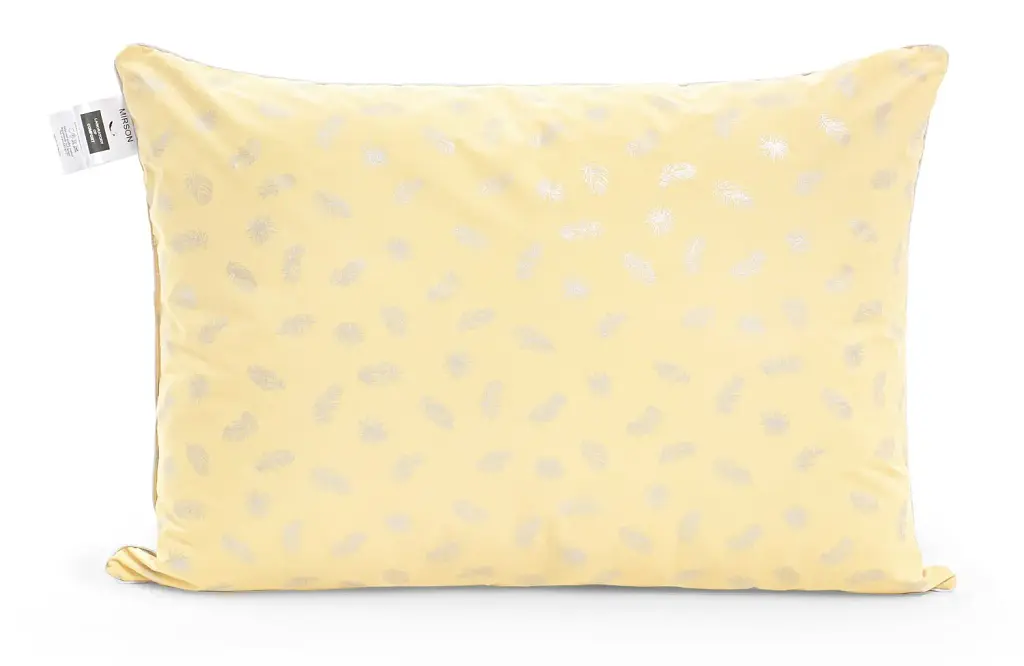 Подушка пуховая MirSon Karmen №1800 Bio-Beige мягкая пух 90% 40х60 см бело-бежевая (2200003011661) - фото 2