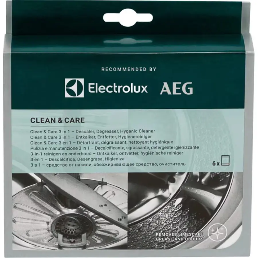 Electrolux Набір Electrolux для чищення пральних та посудомийних машин, 6x50гр - фото 2