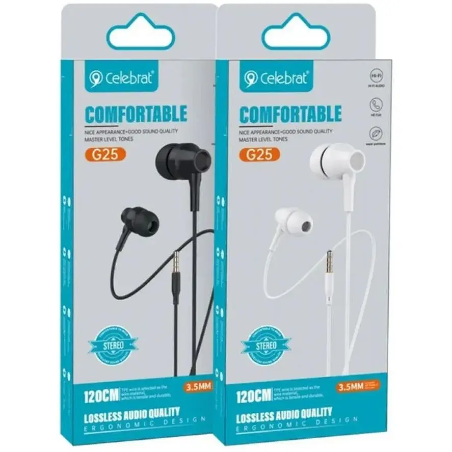 Наушники Celebrat g25 черные - фото 4