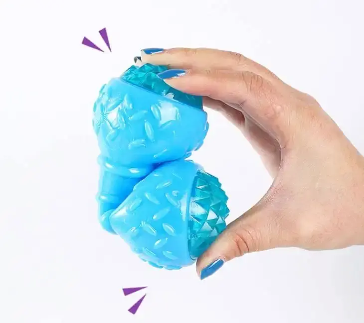 Іграшка, що світиться для собак Bonny Flash dumbbell balls зі звуком, Зелений - фото 6