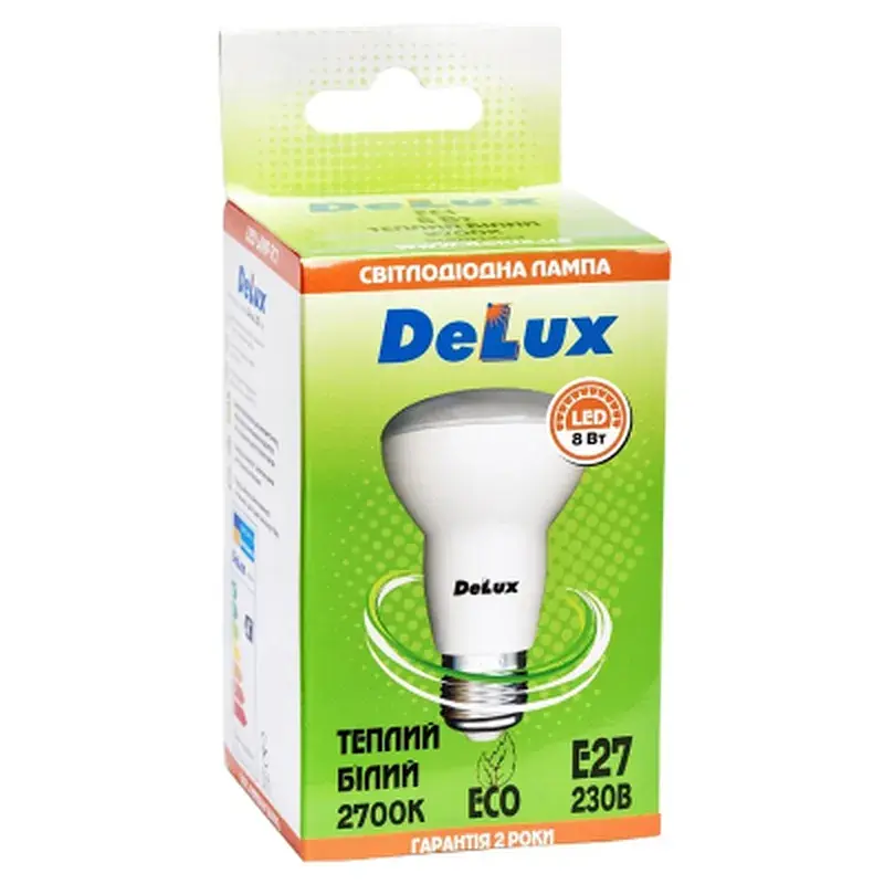 Лампочка Delux FC1 8 Вт R63 2700K 220В E27 (90001459) - фото 2