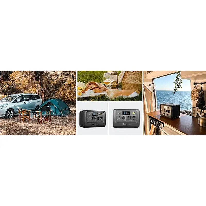 Зарядная станция BLUETTI PowerOak EB70 1000W 716Wh Grey - фото 8