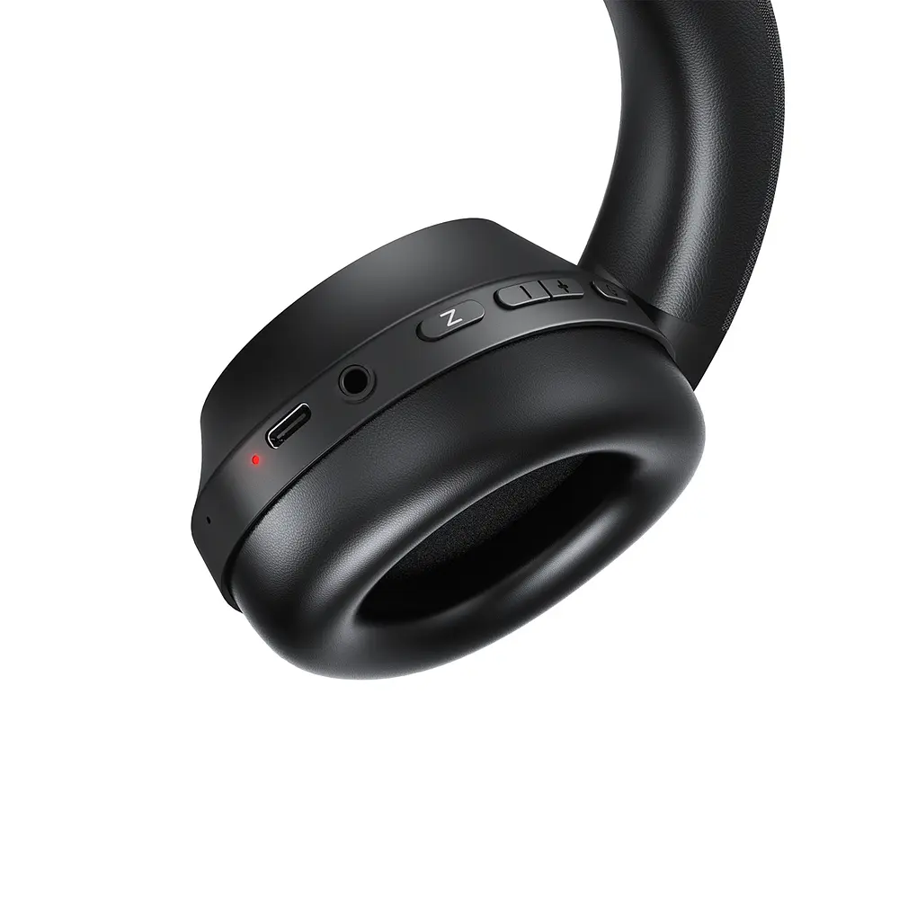 Бездротові накладні навушники ACEFAST H14 hybrid ANC wireless headset Black (6974316286264) - фото 4