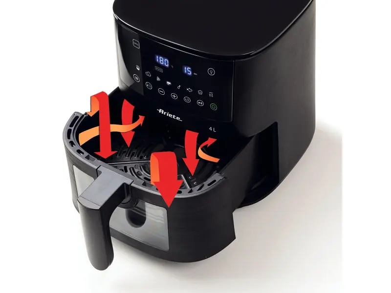 Мультипіч (аерофритюрниця) Ariete Friggitrice ad aria 4L Nero 4633/00 - фото 5