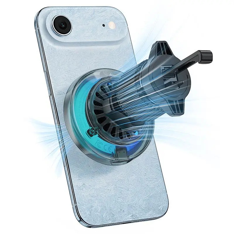 Автодержатель с БЗП Acefast D61 Magnetic Wireless Charging 15 Вт, серый - фото 5