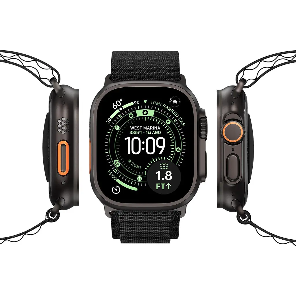 Ремінець Dux Ducis GS Series with Black Hardware для Apple Watch 44/45/46/49mm Black [165717] - фото 3