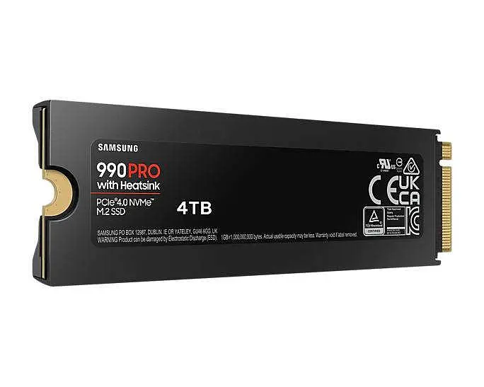 SSD накопичувач Samsung 990 PRO with Heatsink 4 TB (MZ-V9P4T0GW) - фото 6