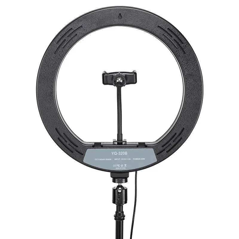 Тримач з кільцевим освітленням Bluetooth 12" YQ-320b light set (Kit1) 170cm Stand, USB Powered - фото 7
