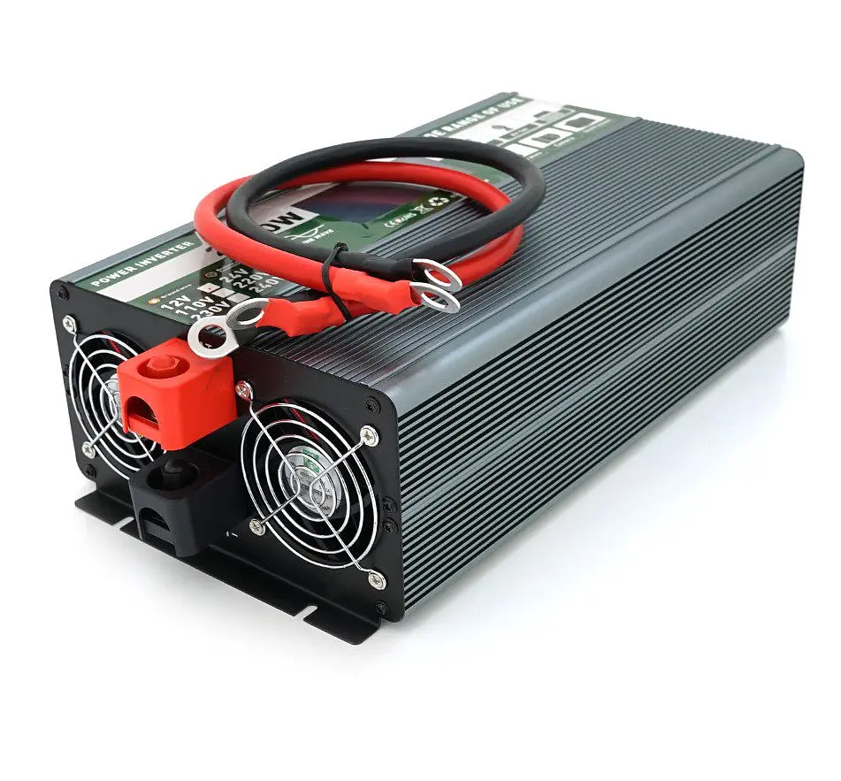 Инвертор напряжения 12/220V Demuda DMDPSW 2000Вт с правильной синусоидой 2xUSB, RJ45 - фото 2