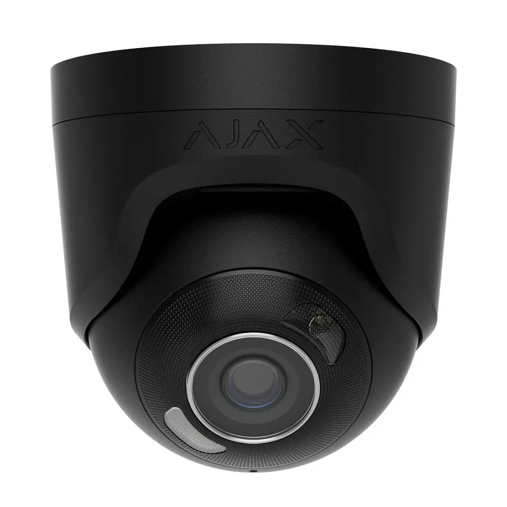IP-відеокамера 5Mp Ajax TurretCam HL (5 Mp/4 mm) Black f=4mm, ІЧ+LED-підсвічування, з мікрофоном (26-00669) - фото 7