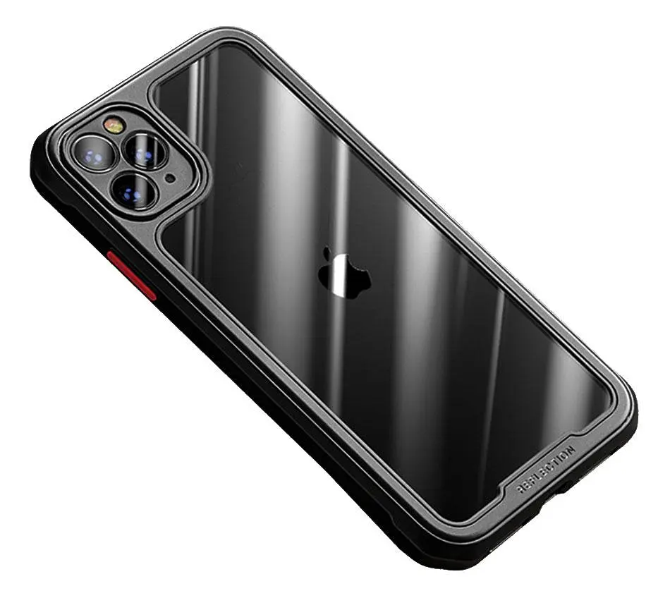 Противоударный бампер чехол Primolux Refraction Case для смартфона Apple iPhone 11 Pro Black - фото 3