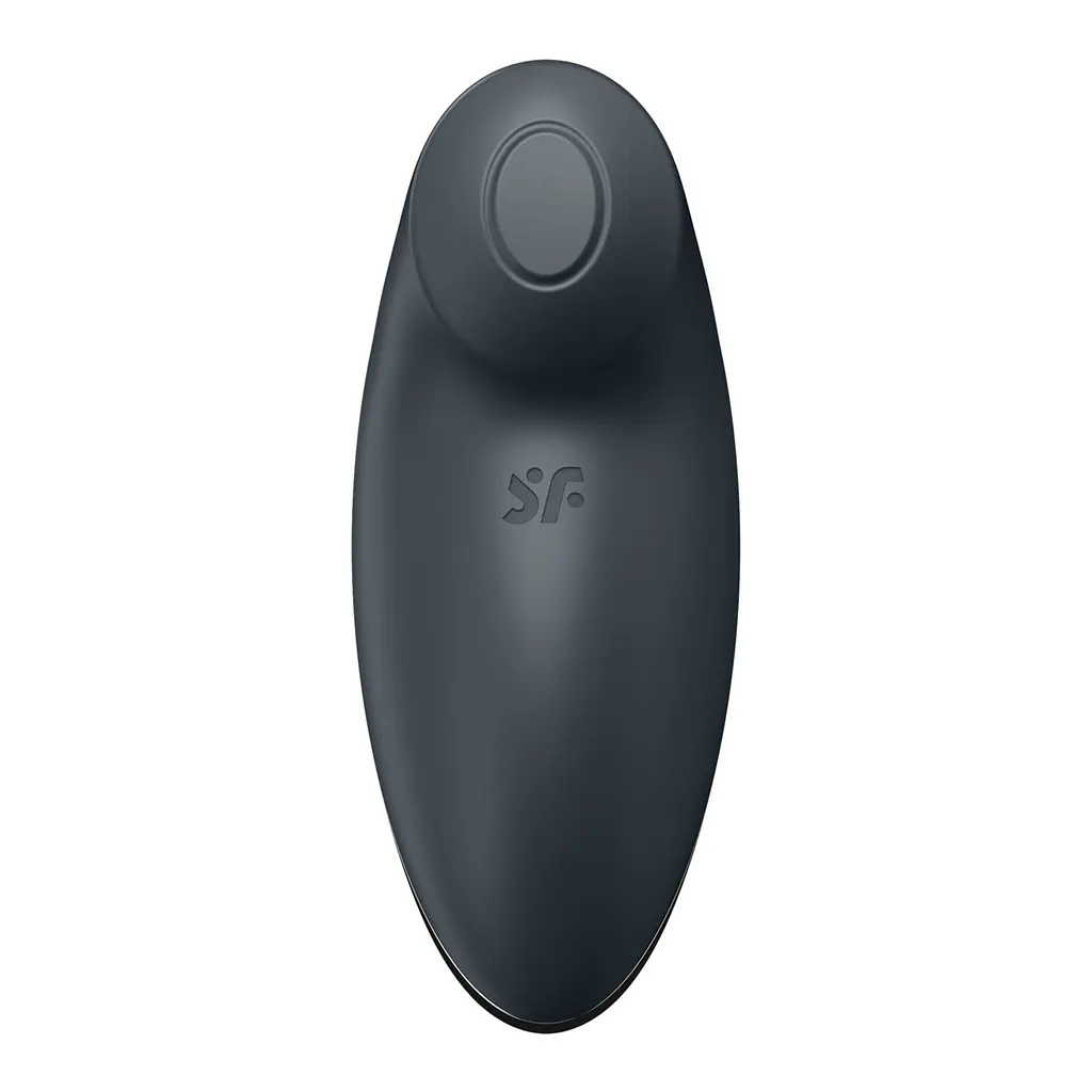 Вібростимулятор-пульсатор Satisfyer Tap & Climax 2 Grey, ефект постукування пальцем - фото 3