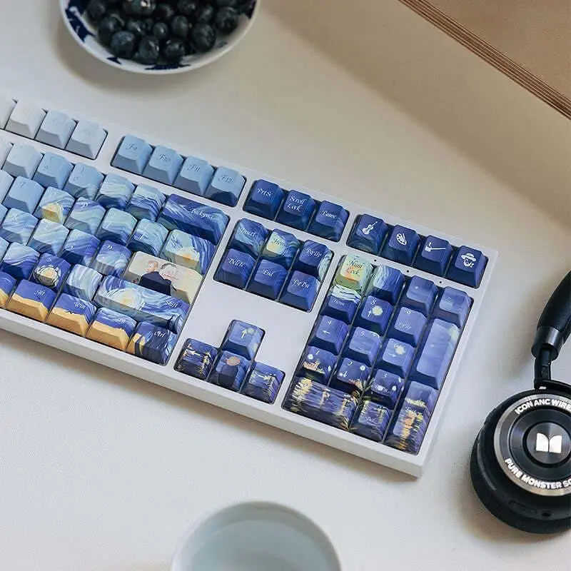 Набор клавиш Varmilo 130Keys Van Gogh Cherry Profile Keycap Set (130K-110FA-R-V) - фото 8