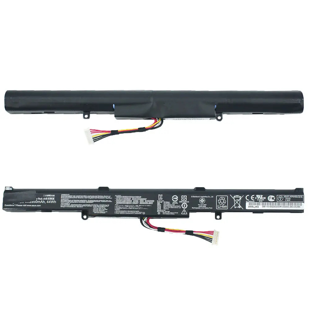 Батарея для ноутбука Asus A41-X550E (X450JF X550DP X751MD X751MA X750JA X751LA) 15V 2950mAh Чорний - фото 2