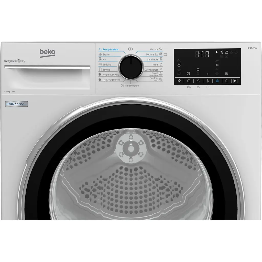 Beko Сушильная машина тепловой насос, 9кг B5T69233 - фото 4