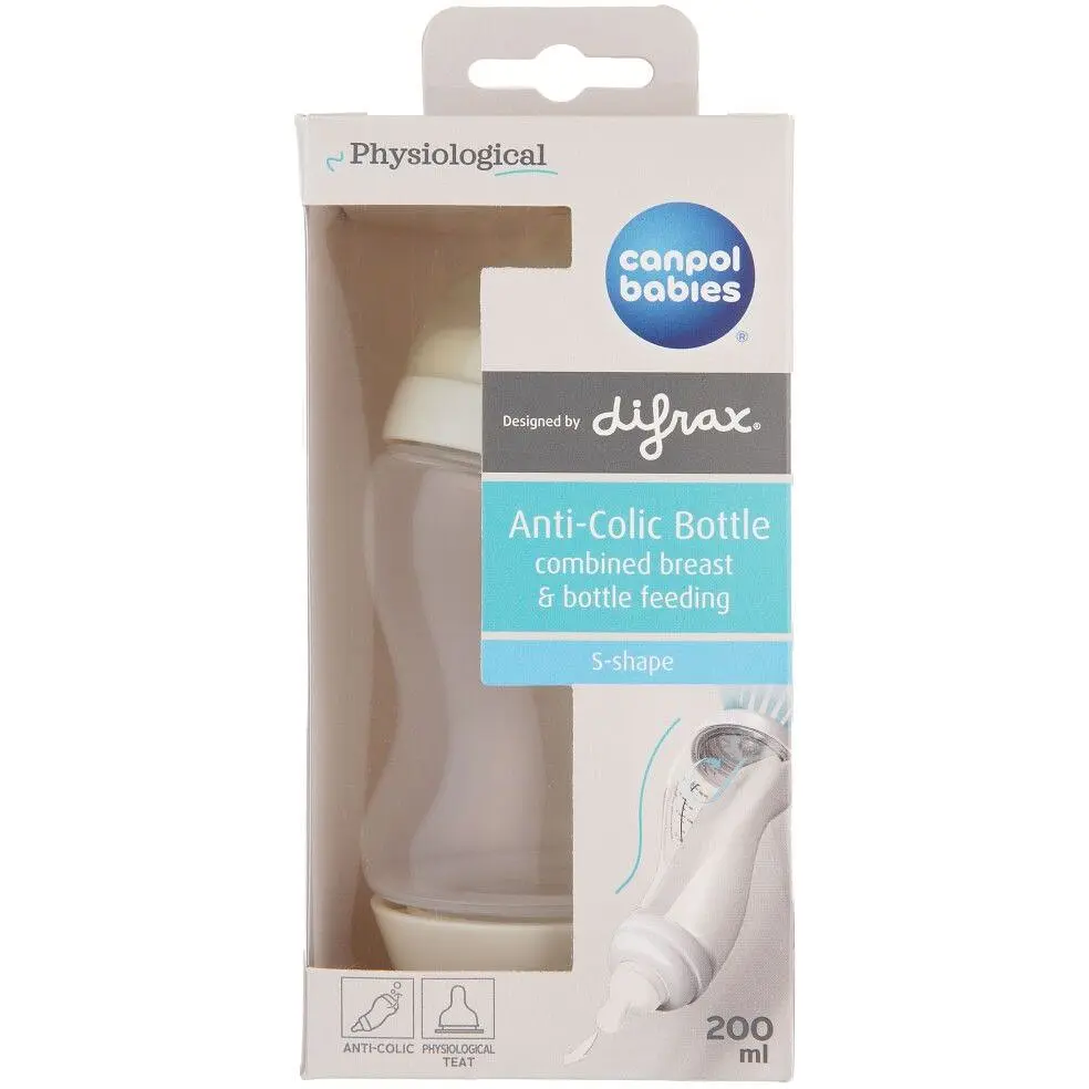 Пляшка антиколікова Canpol babies S-Shape широкоотворова 200 мл (24/201) - фото 5