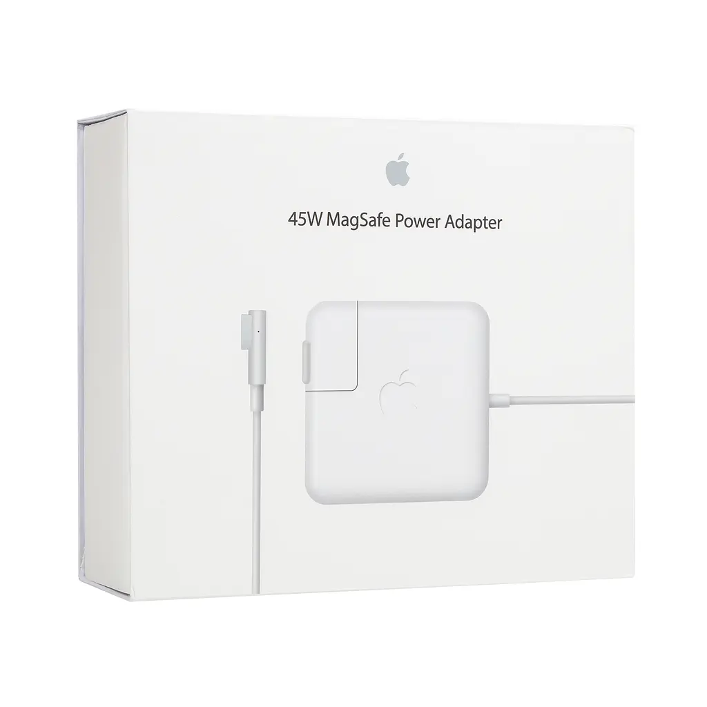 Зарядний пристрій для макбука 45W, MagSafe (L-tip), білий блок живлення, зарядний пристрій для ноутбука + магнітний кабель, швидка зарядка, адаптер живлення Apple MacBook (MC747) (ARM12030) - фото 4