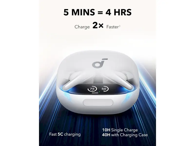Навушники TWS ANKER SoundCore Liberty 4 Pro White (A3954G21) - фото 7