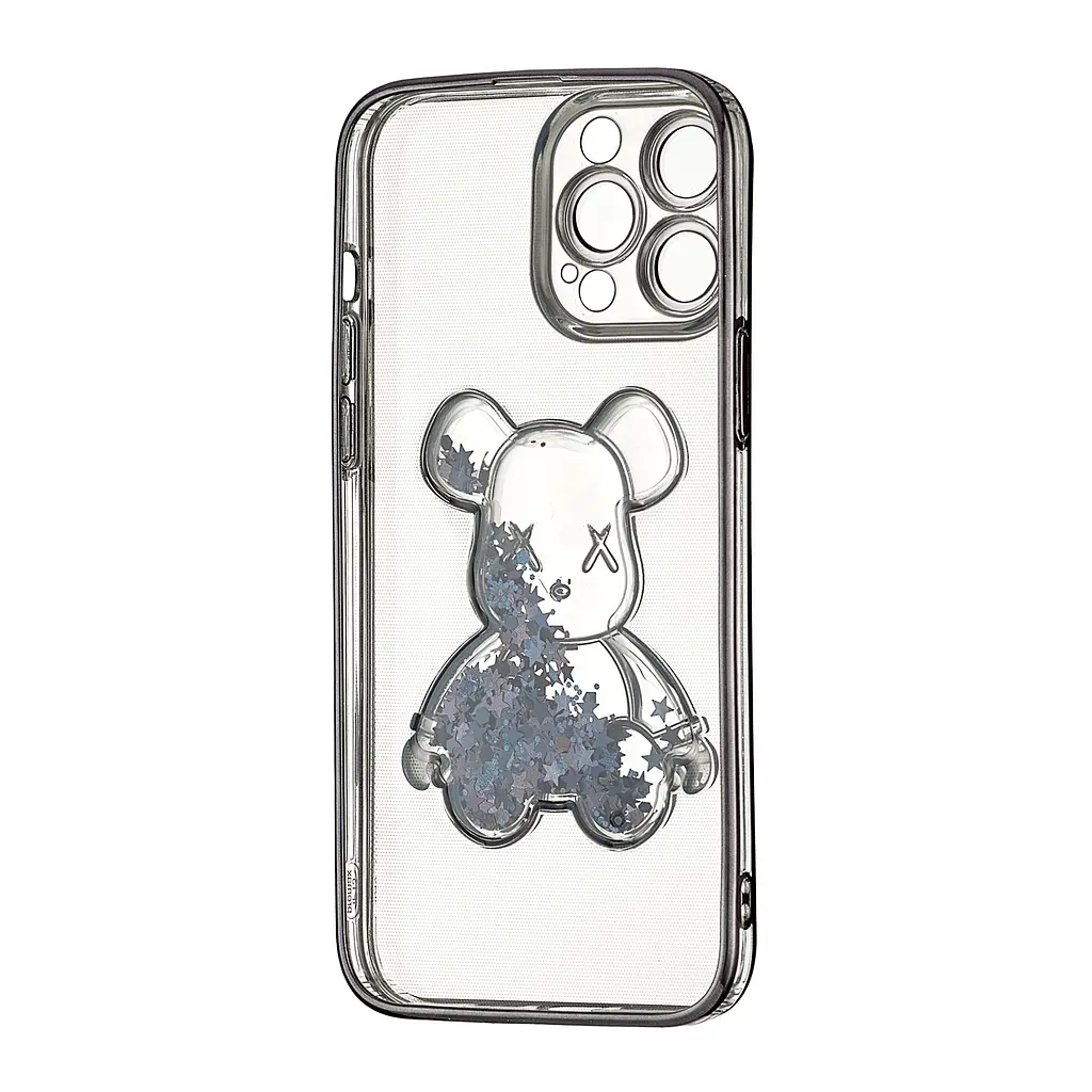 Чохол Shining Bear Case Protected Camera iPhone 13 Pro Max Black - фото 3