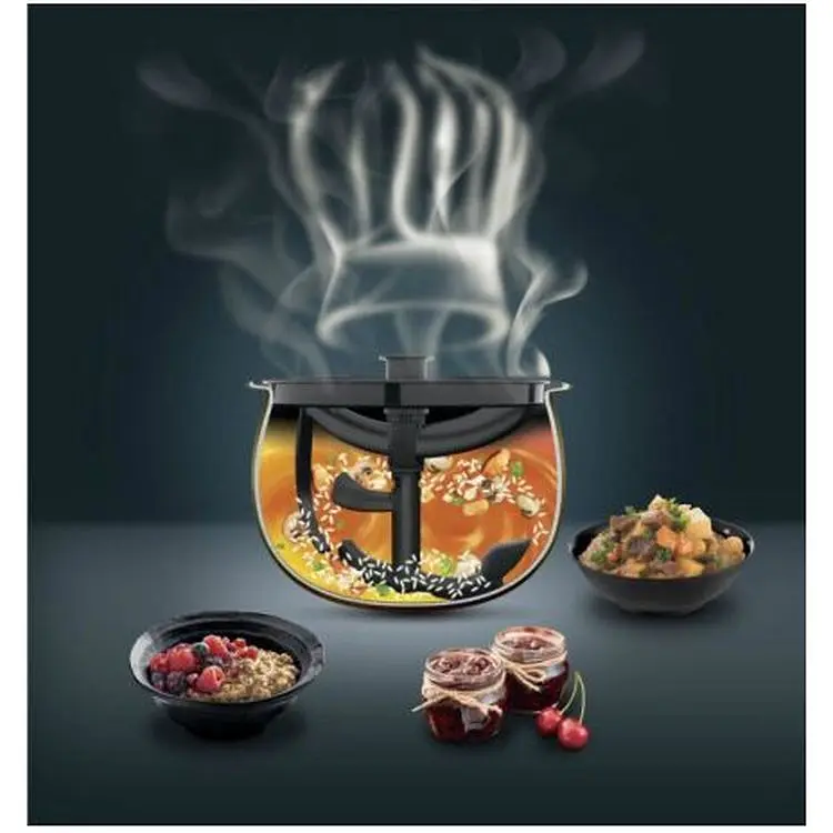 Мультиварка Tefal MultiCook&Stir 1200 Вт чорно-бронзова (RK905A34) - фото 14